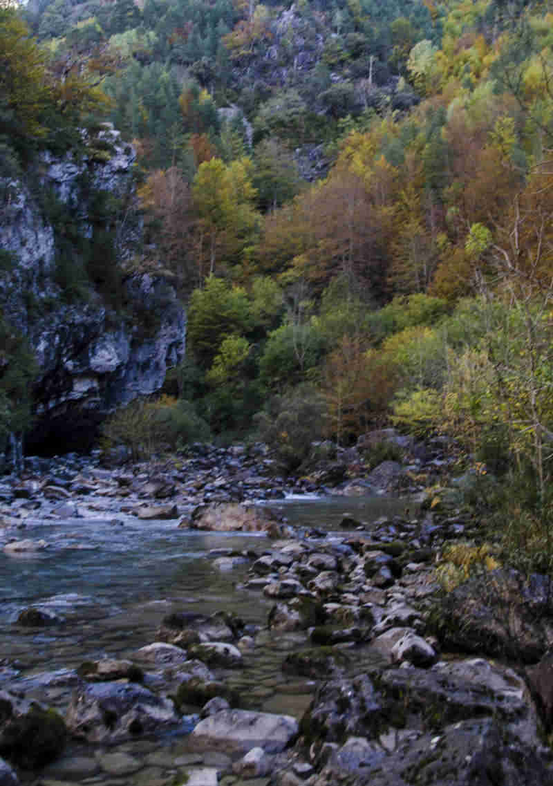 Huesca - parque nacional de Ordesa y Monte Perdido - valle de Añisclo 22 - cañon de Añisclo - desfiladero de las Cambras - rio Bellós.jpg